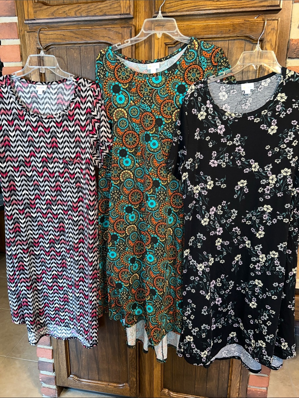 Lularoe Carly’s 3 Dresses XL